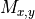M_{x,y}